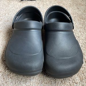 CROCS Black slip resistant non marking